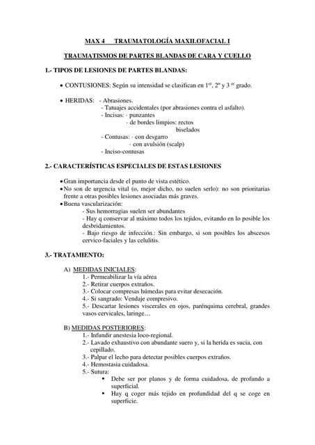 Traumatología Maxilofacial 