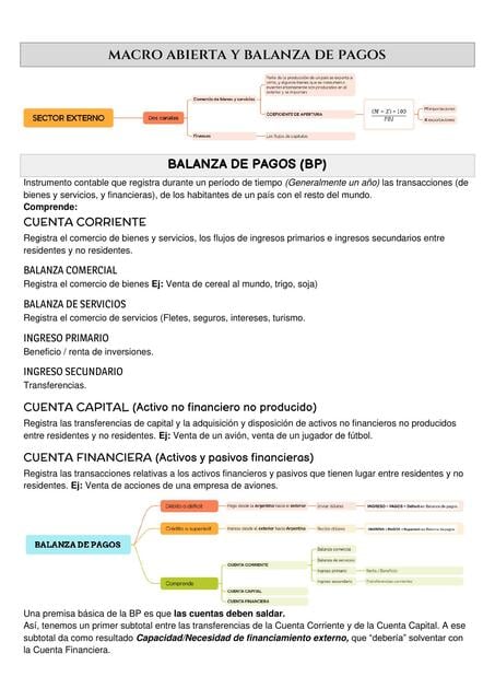 UNIDAD 9: Macro abierta y balanza de pagos | Guada | uDocz