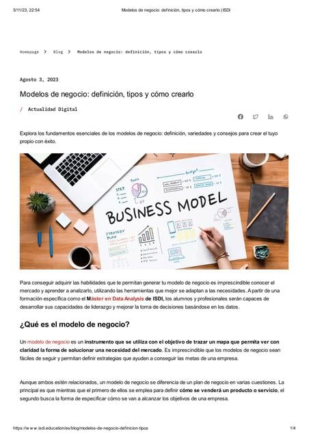 Emprendimiento y modelo de negocio en salud | uDocz