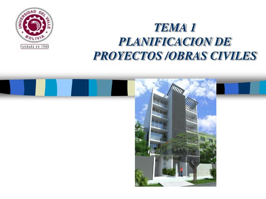 Planificación Obras Civiles