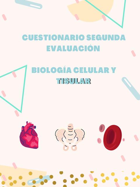 cuestionario de Histología