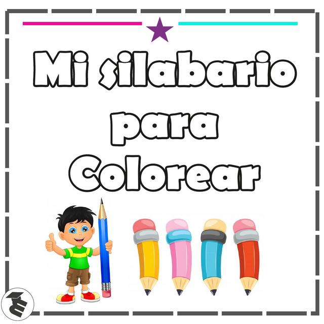 Silabario para Colorear