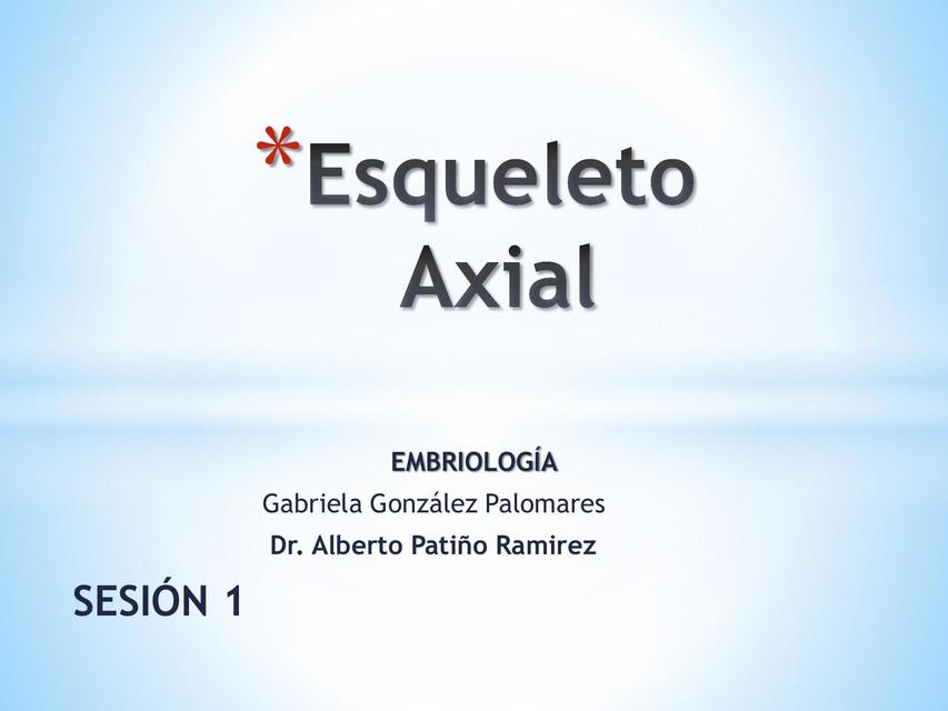 Esqueleto Axial