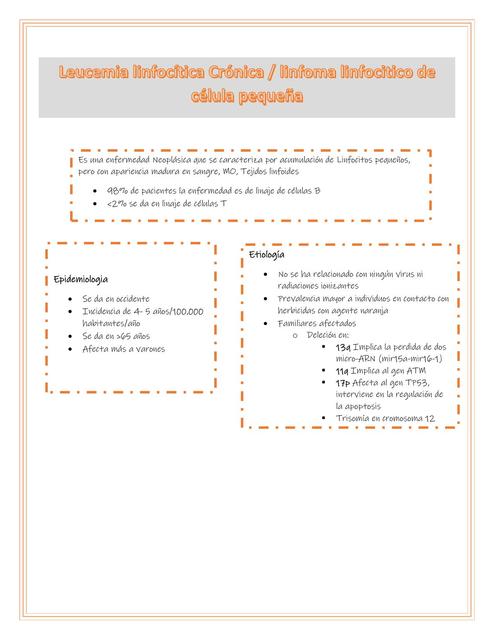 Leucemia Linfocítica Crónica Elisa Espinosa Udocz