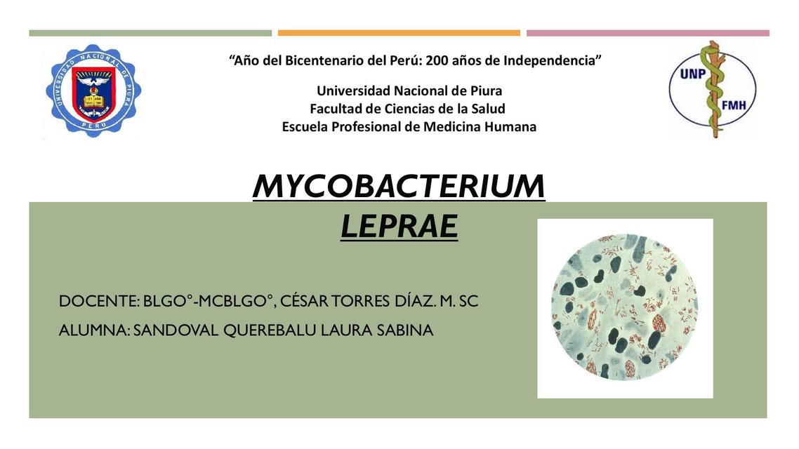 Mycobacterium leprae