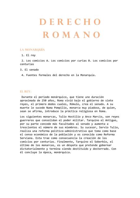 Derecho Romano