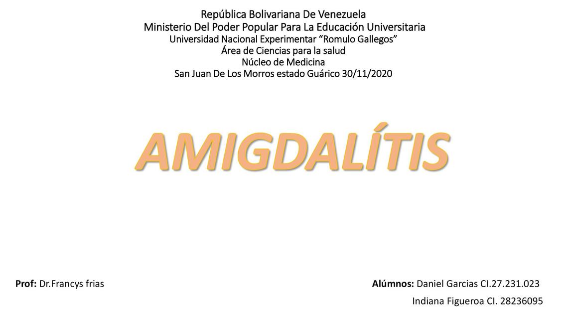 Amigdalitis