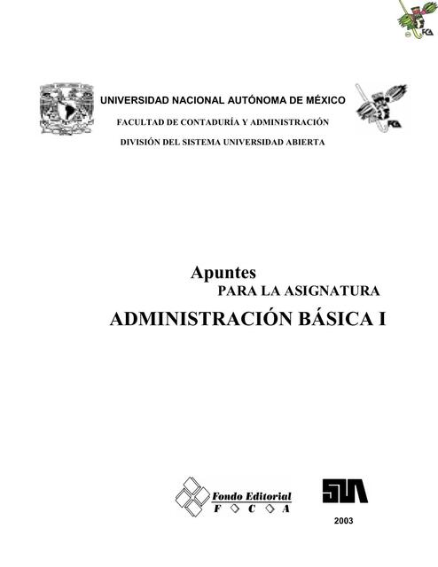 Administracion Básica 1   Universidad De México