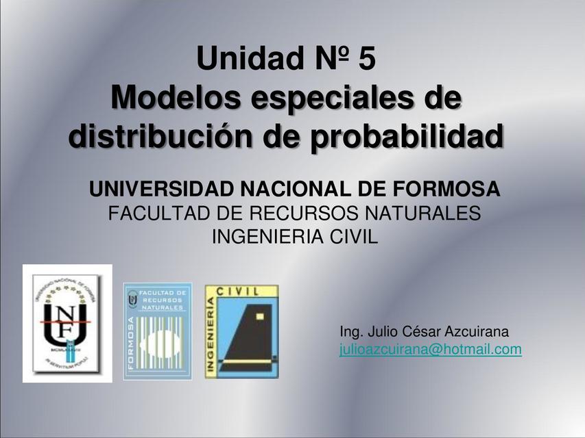 Modelos de distribuciones de probabilidad