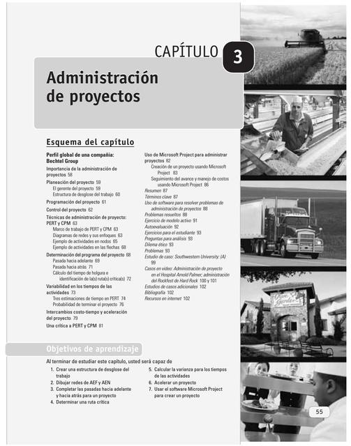 Asministracion de proyecto