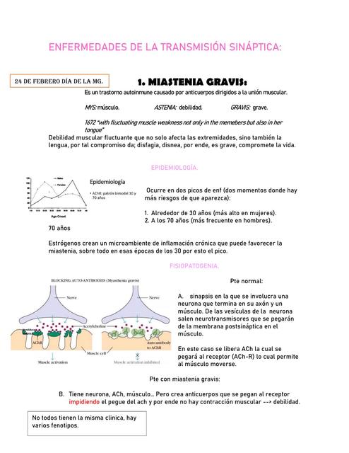 Defectos en la Conducción Neuronal