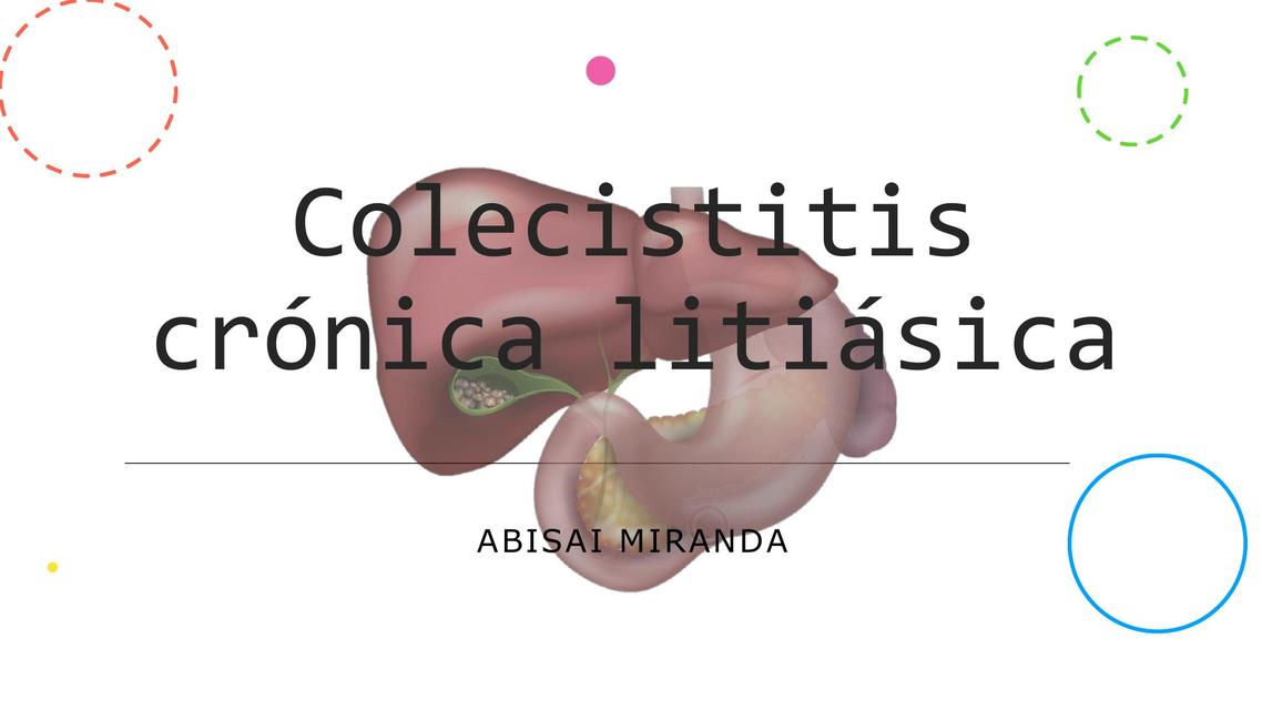 Resúmenes De Colecistitis Crónica | Descarga Apuntes De Colecistitis ...