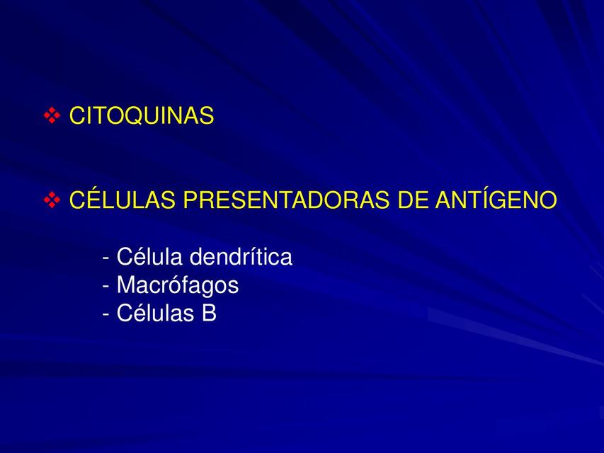 Células Presentadoras de Antígeno