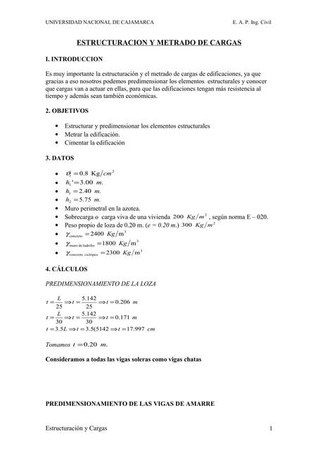 Análisis Estructural