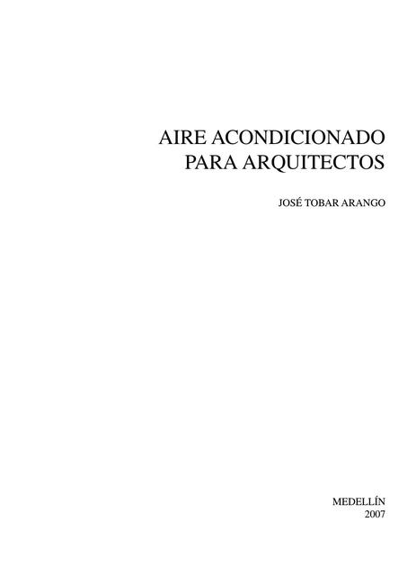 Aire acondicionado para arquitectos