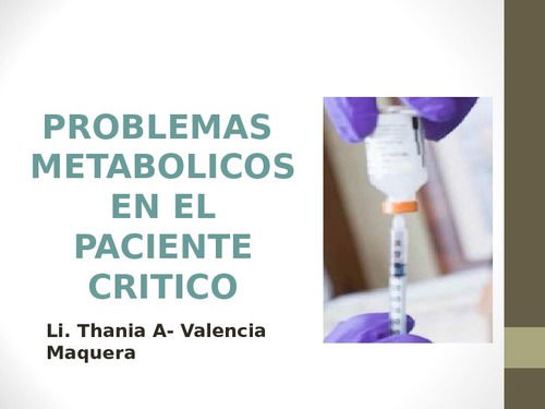 Cuidados Del Paciente Con Hiperglicemia.Ppt