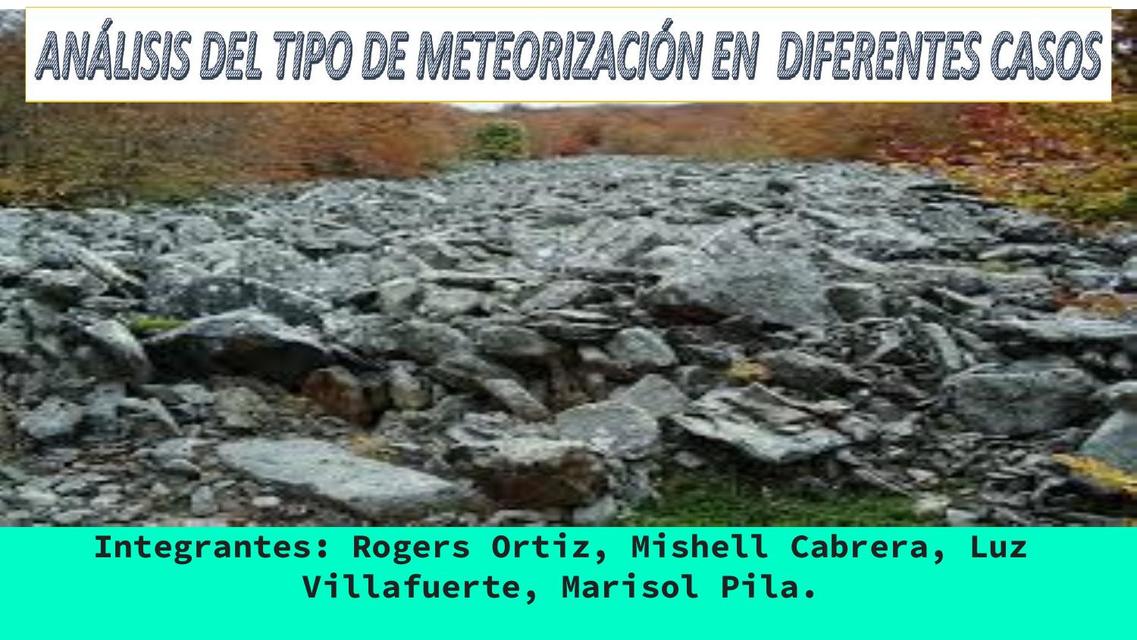 Proyecto de geología