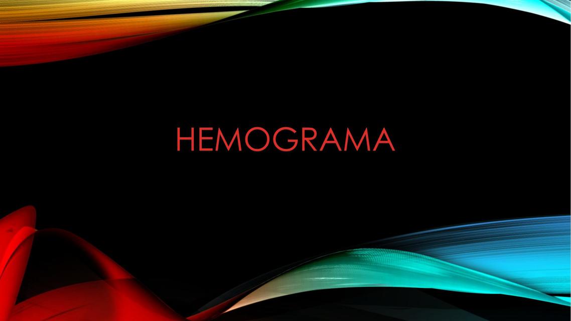 HEMOGRAMA