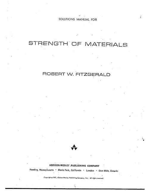  Solucionario de Mecánica de Materiales Fitzgerald 