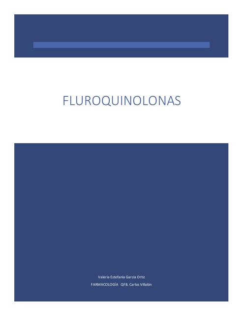 Fluroquinolonas