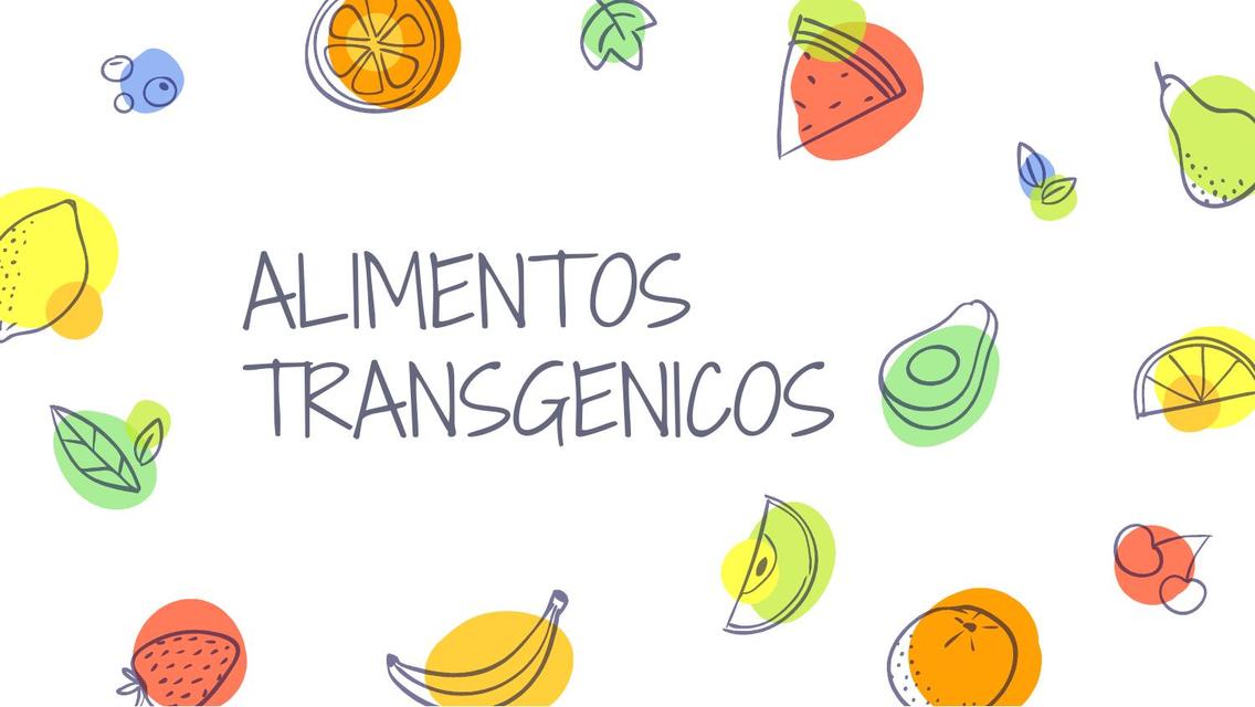 Alimentos Transgénicos