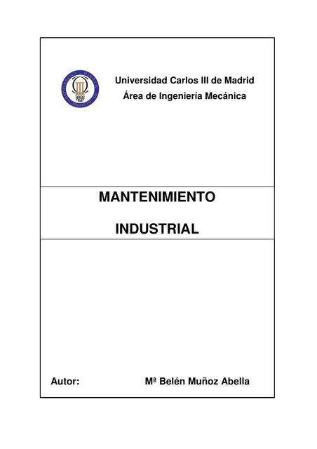 Mantenimiento Industrial