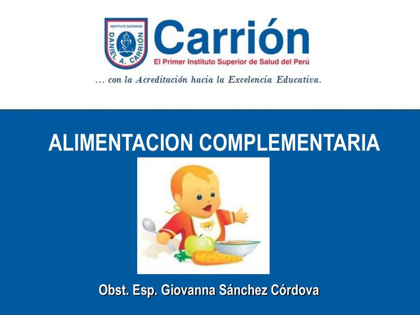 Alimentación Complementaria 