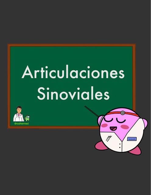 Articulaciones Sinoviales