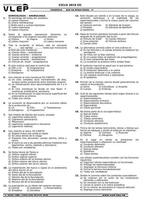 Ginecología – Andrología