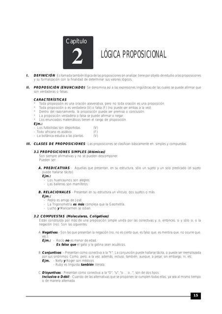  Lógica Proposicional