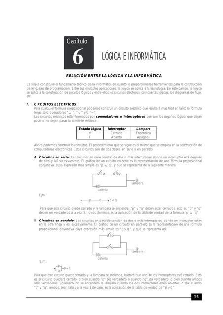 Lógica y tablas de verdad