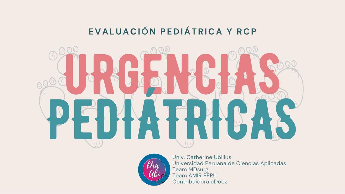 Evaluación Pediátrica 