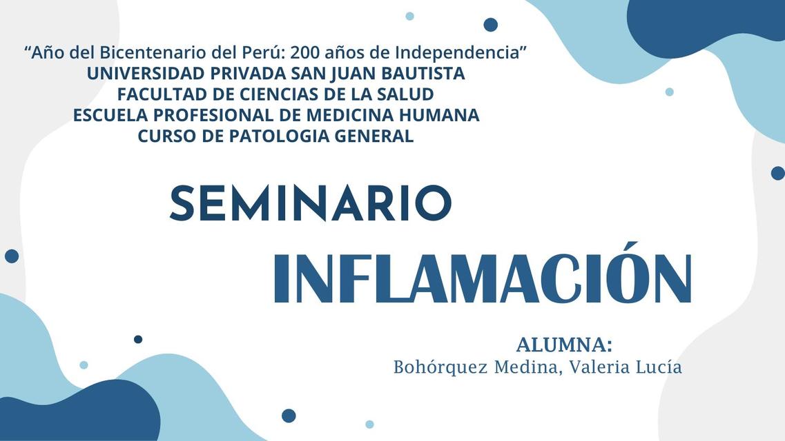 Patología de la Inflamación