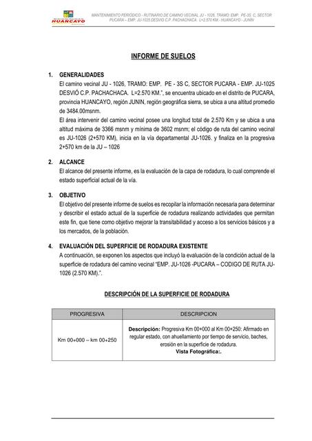 Informe de Suelos