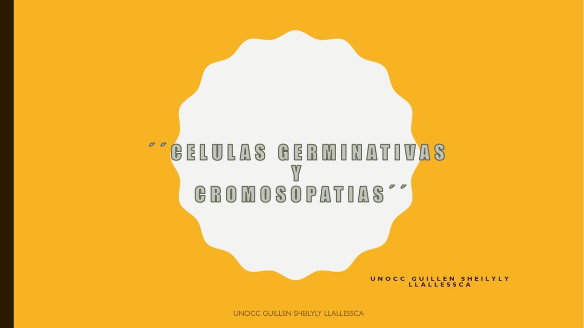 Células germinativas