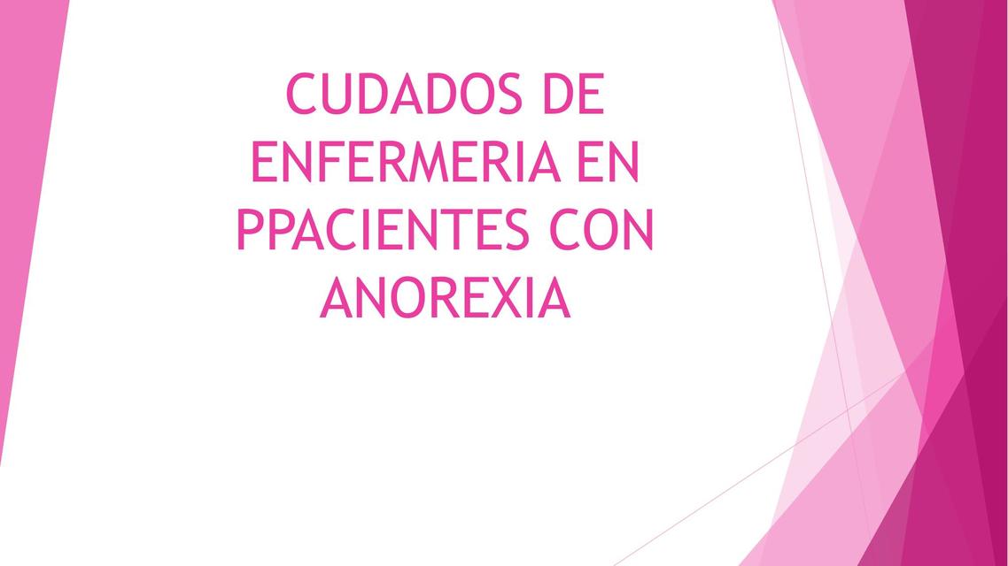 Anorexia