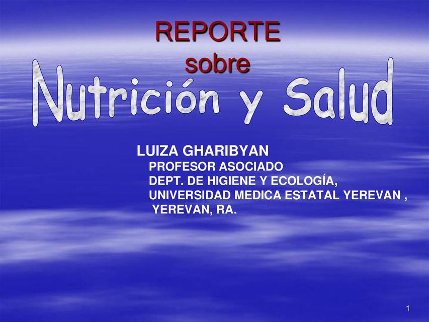 Nutricion y Salud