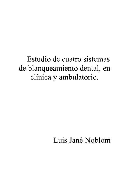 Blanqueamiento Dental