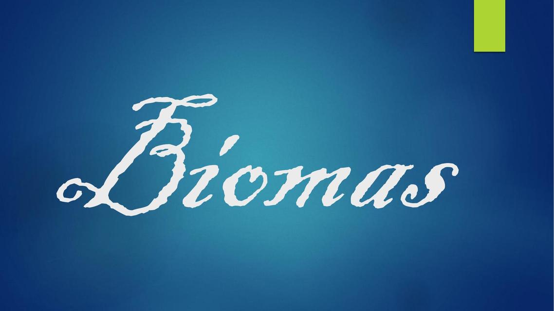 Biomas