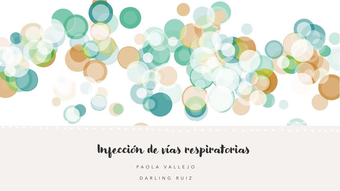 Infección de vías respiratorias