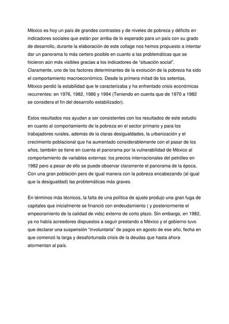 Las situaciones sociales de mexico (1940-1982)