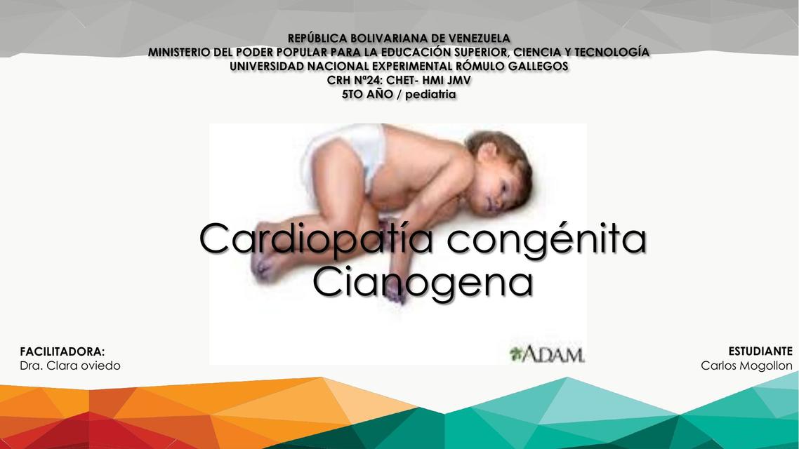 Cardiopatía congénita Cianogena 