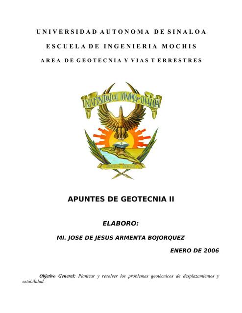 Apuntes Sobre Goetecnia Ii