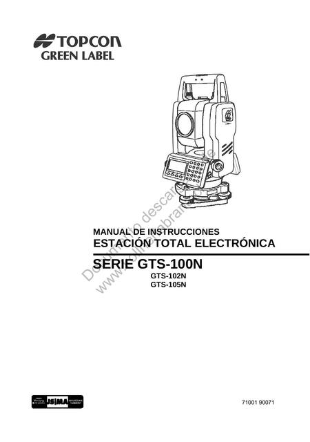 Topcon Gts100n