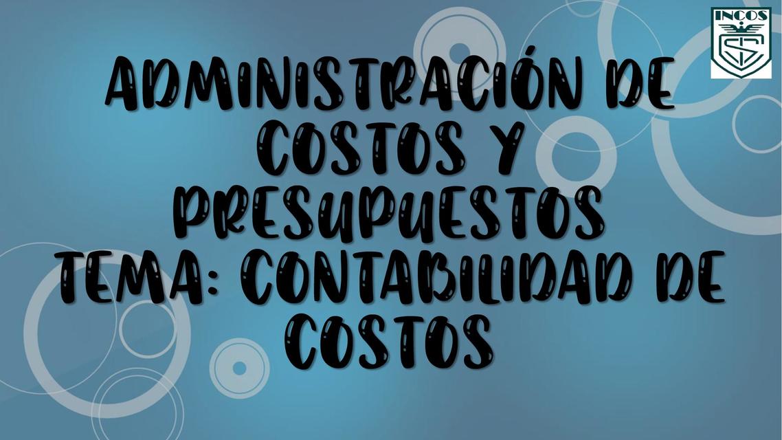 Contabilidad de Costos