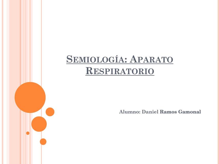 Semiología respiratoria