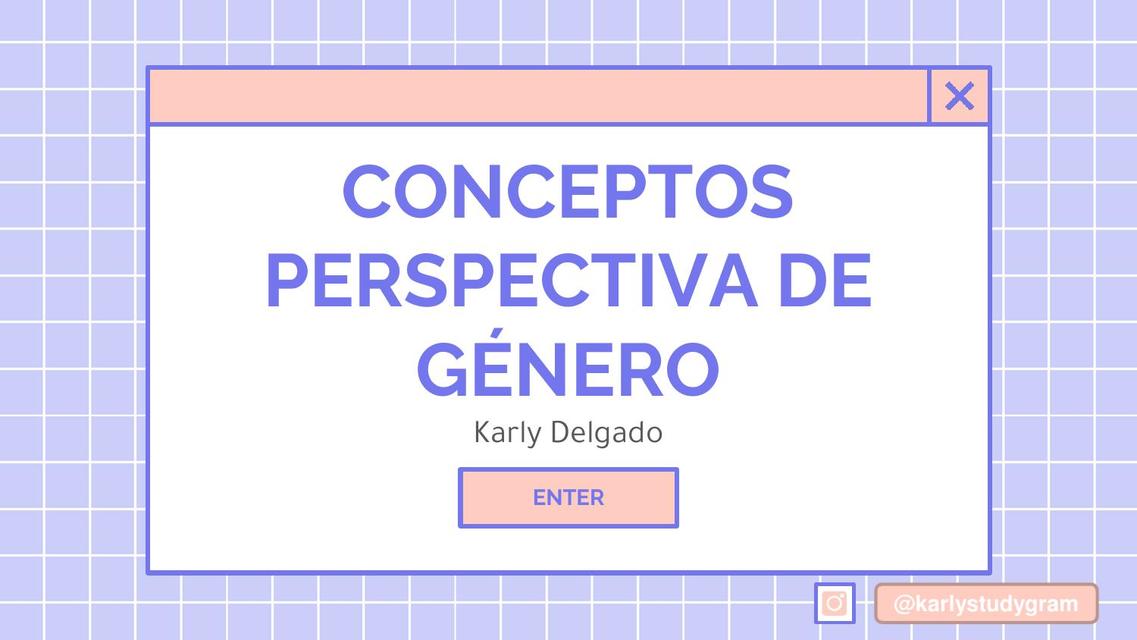 Conceptos Perspectiva de Género Pt 1