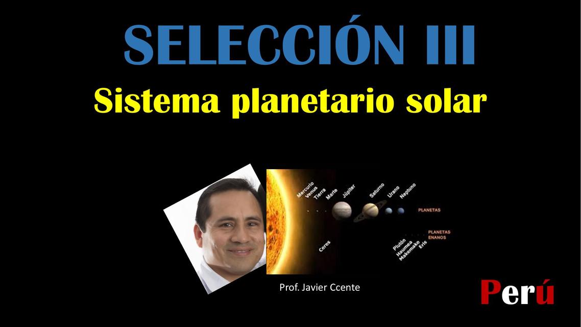 Sistema planetario solar