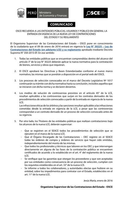 Aviso   Ley De Contrataciones Y Su Reglamento