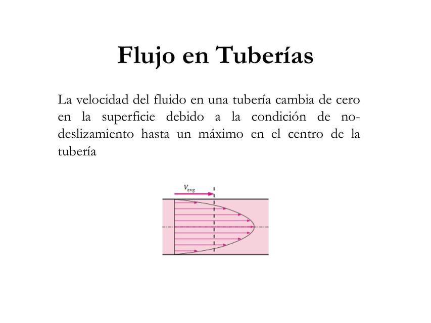 Flujo en Tuberías 